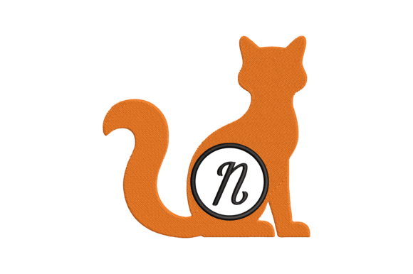 Cat Letter N Embroidery Review