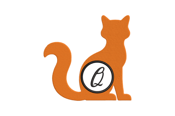 Cat Letter Q Embroidery Review