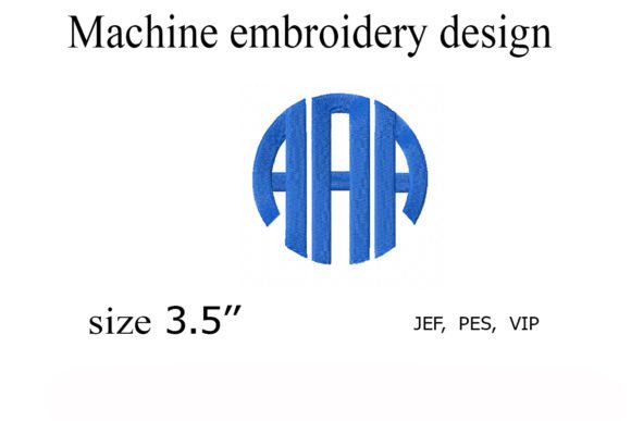 Circle Monogram: A Designer’s Take on Seasonal Holiday Embroidery