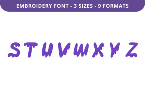 Drippy Ghost Font S to Z Review
