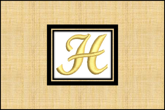 Gold Letter H Embroidery Review