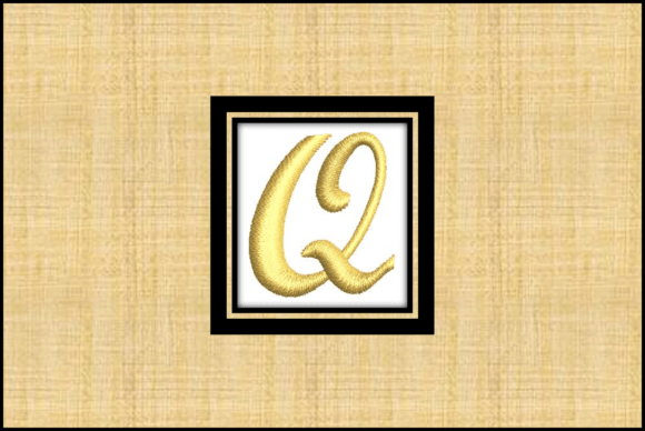 Gold Letter Q Embroidery Review