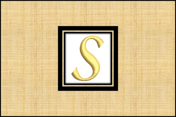 Gold Letter S Embroidery Design Review