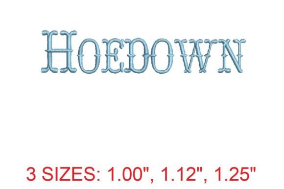 Hoedown Font: A Designer’s Take on Stitch Quality