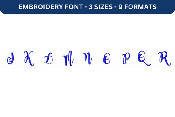 Magnolia Sky Font Upper J to R Review