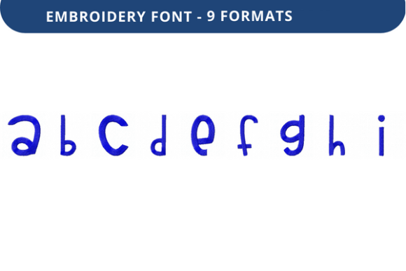 Play Pen Font Lowercase a to I