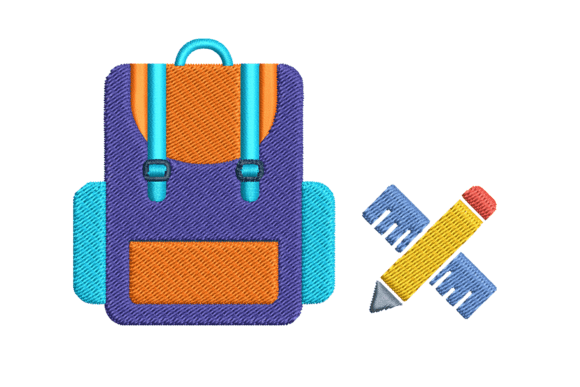 School Supplies Embroidery Design Review