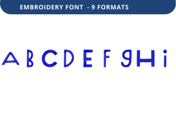 Taffy Luck Font a to I Embroidery Review